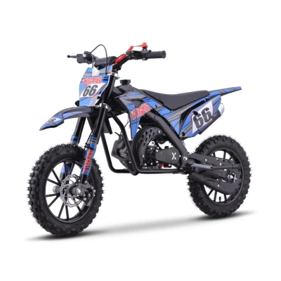 Mini cross spalinowy Tiger 66 - 49cc - niebieski