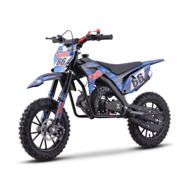 Mini cross spalinowy Tiger 66 - 49cc - niebieski