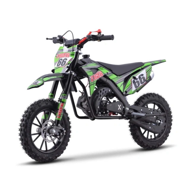 Mini cross spalinowy Tiger 66 - 49cc - zielony