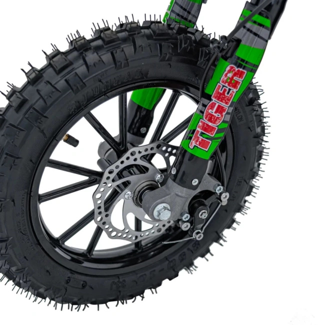 Mini cross spalinowy Tiger 49cc - 40km/h -  zielony