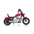 Mini motorek elektryczny chopper SPEED 350W - różowy