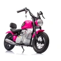 Mini motorek elektryczny chopper SPEED 350W - różowy