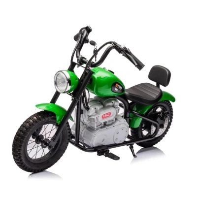 Mini motorek elektryczny chopper SPEED 350W - zielony