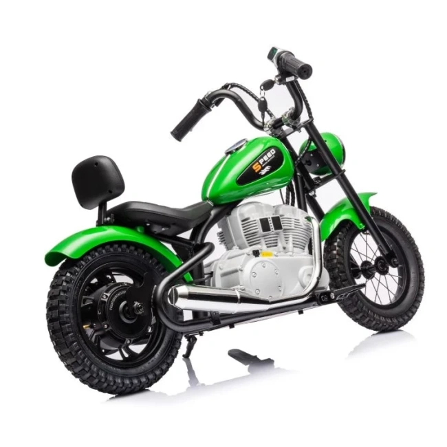Mini motorek elektryczny chopper SPEED 350W - zielony