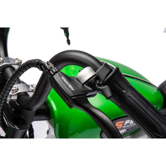 Mini motor elektryczny Chopper SPEED - 350W - zielony - dla dzieci 4+