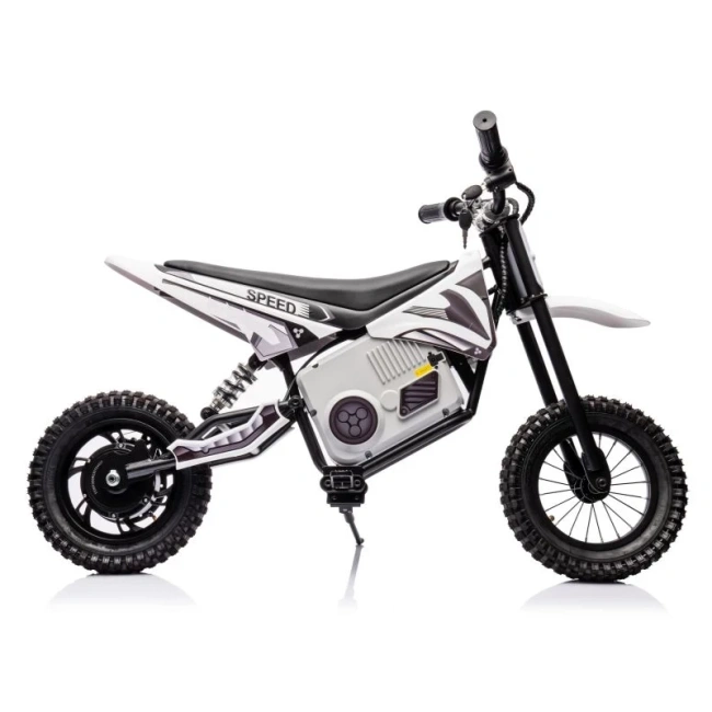 Motorek elektryczny dla dzieci crossowy Speed 350W - biały