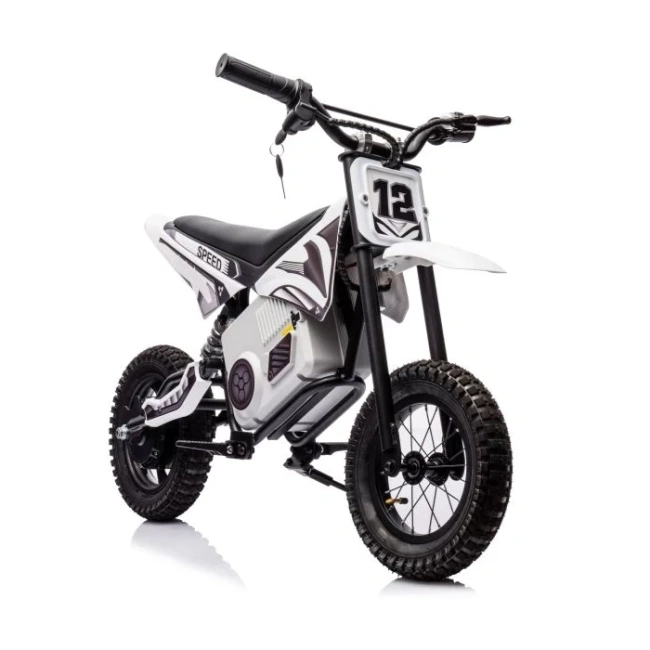 Motorek elektryczny dla dzieci crossowy Speed 350W - biały