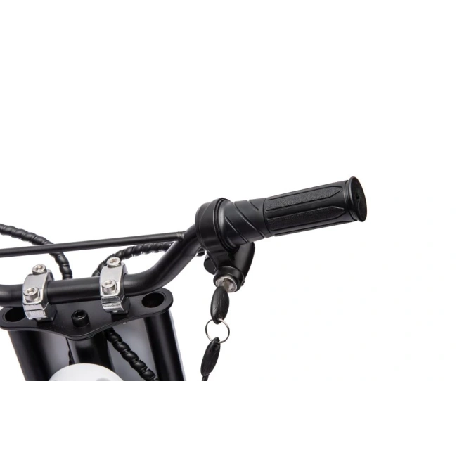 Motorek elektryczny crossowy Speed 350W - biały - dla dzieci od 4-5 lat