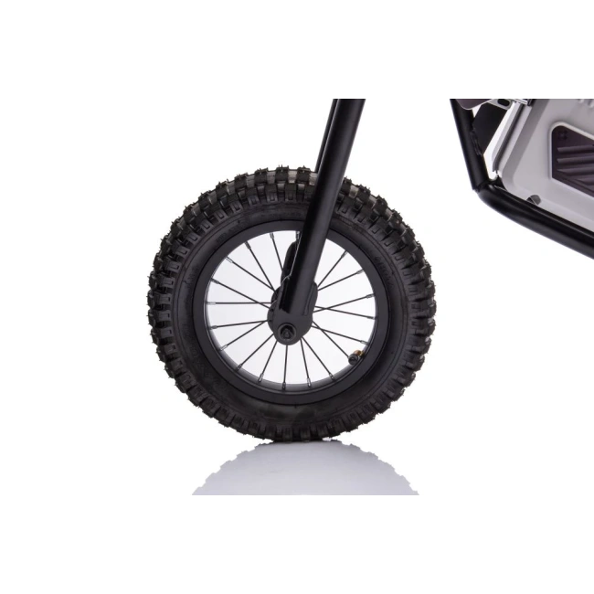Motorek elektryczny crossowy Speed 350W - biały - dla dzieci od 4-5 lat