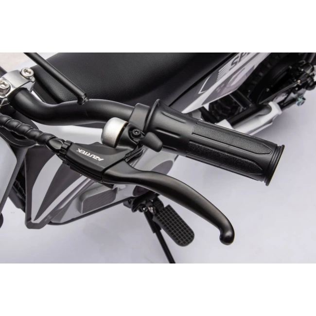 Motorek elektryczny crossowy Speed 350W - biały - dla dzieci od 4-5 lat