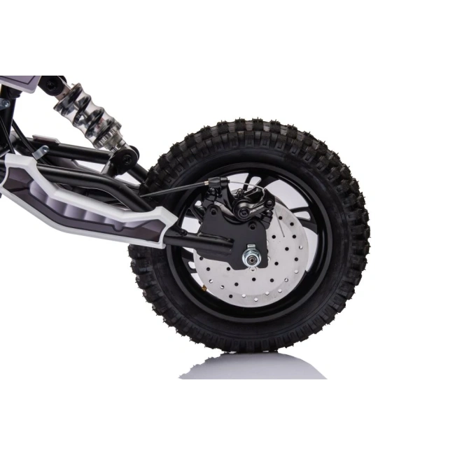 Motorek elektryczny crossowy Speed 350W - biały - dla dzieci od 4-5 lat