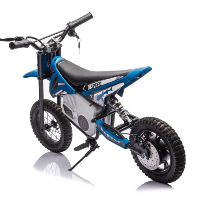 Motorek crossowy elektryczny Speed 350W - niebieski