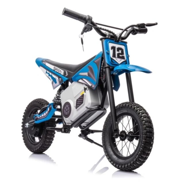 Motorek crossowy elektryczny Speed 350W - niebieski