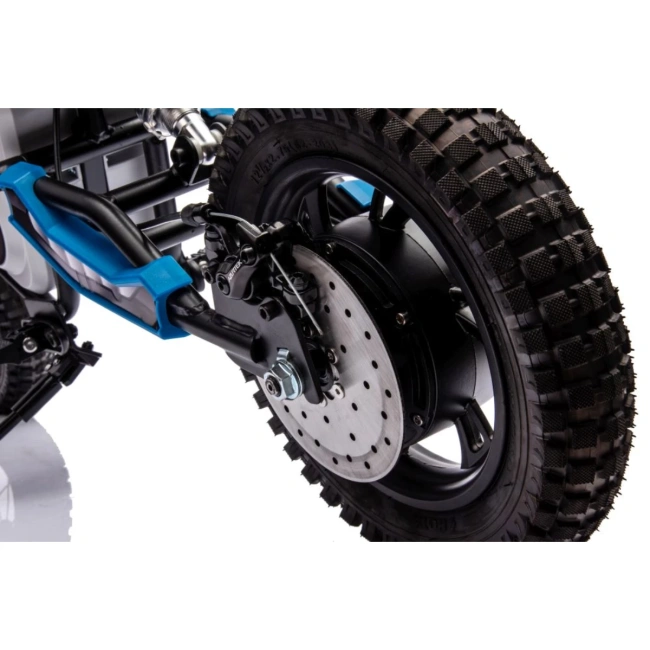 Motorek elektryczny crossowy Speed 350W - niebieski - dla dzieci od 4-5 lat
