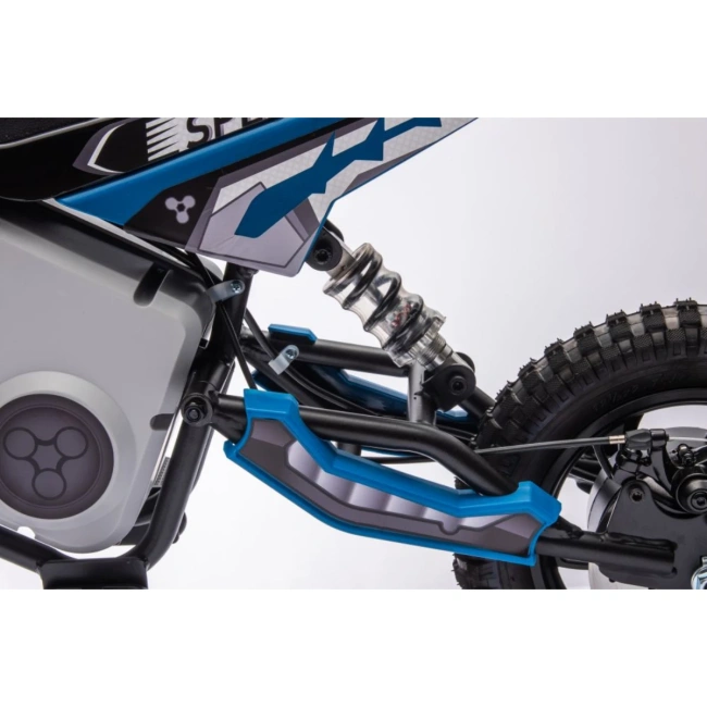Motorek elektryczny crossowy Speed 350W - niebieski - dla dzieci od 4-5 lat