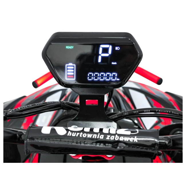Desert Storm Lift 800W - Quad Elektryczny - czerwony