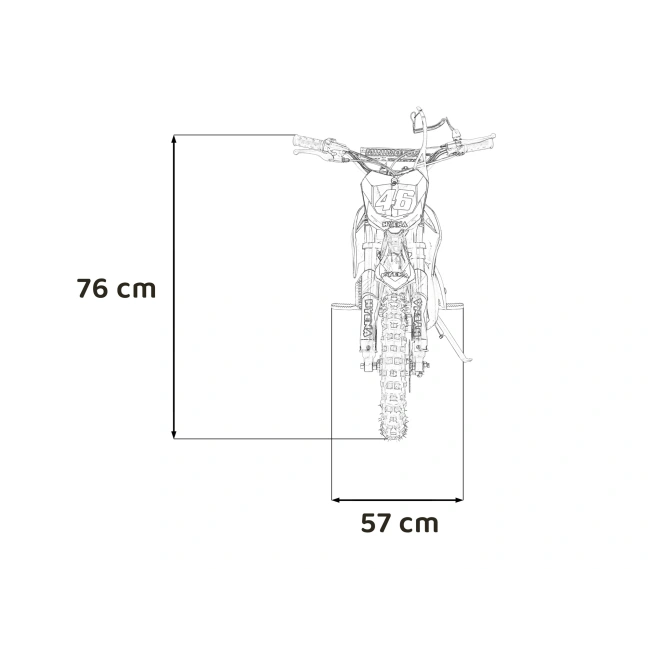 Mini cross spalinowy RENEGADE 50R 49cc -  zielony