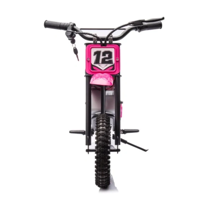 Motorek elektryczny crossowy Speed 350W - różowy - dla dzieci od 4-5 lat