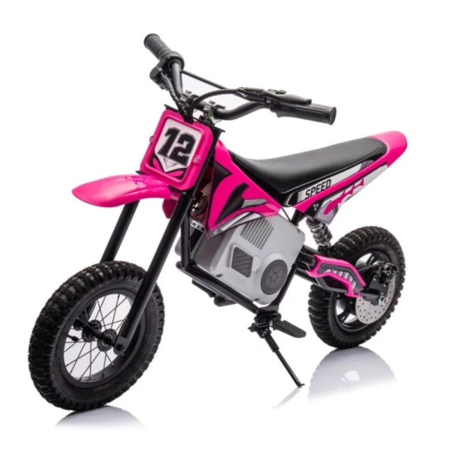 Motorek crossowy elektryczny Speed 350W - różowy