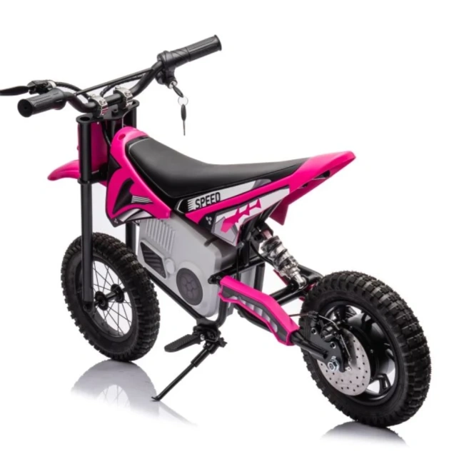 Motorek elektryczny crossowy Speed 350W - różowy - dla dzieci od 4-5 lat