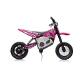 Motorek elektryczny crossowy Speed 350W - różowy - dla dzieci od 4-5 lat