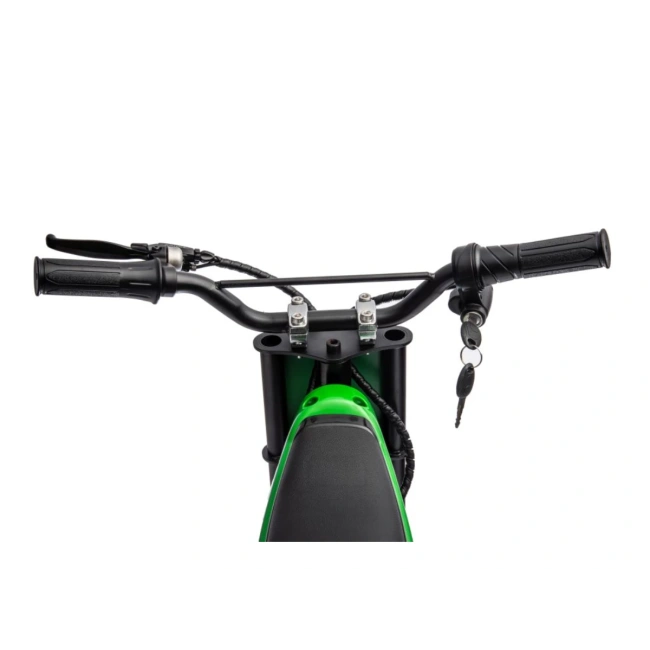 Motorek elektryczny crossowy Speed 350W - zielony - dla dzieci od 4-5 lat