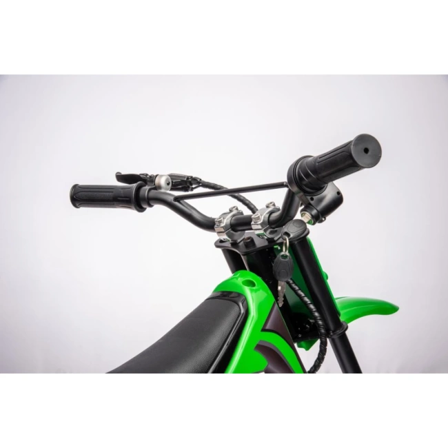 Motorek elektryczny crossowy Speed 350W - zielony - dla dzieci od 4-5 lat