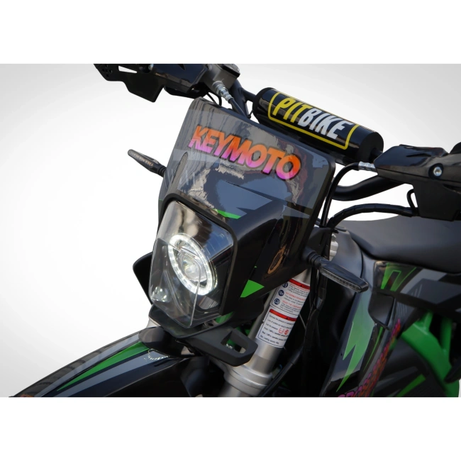 Cross elektryczny - Keymoto 3000W - koła 17/14 - zasięg 90km - prędkość 84km/h - zielony