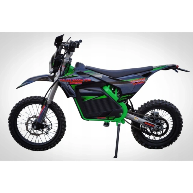 Cross elektryczny - Keymoto 3000W - koła 17/14 - zasięg 90km - prędkość 84km/h - pomarańczowy