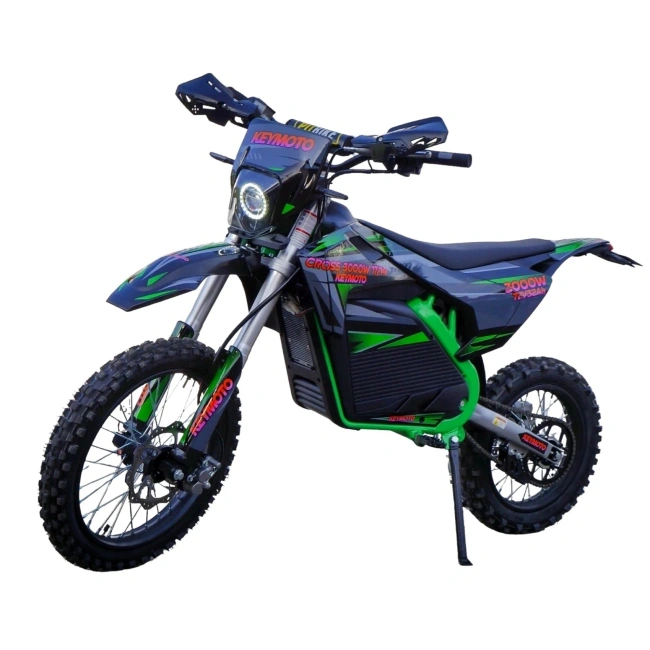 Cross elektryczny - Keymoto 3000W - koła 17/14 - zasięg 90km - prędkość 84km/h - pomarańczowy