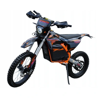 Cross elektryczny - Keymoto 5000W - koła 19/16 - zasięg 108km - prędkość 84km/h - pomarańczowy