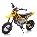 Motorek crossowy elektryczny Speed 350W - żółty