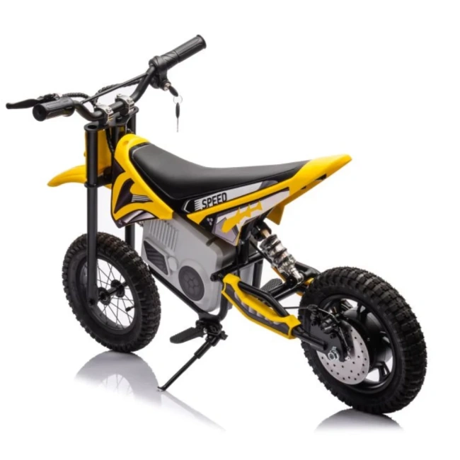 Motorek crossowy elektryczny Speed 350W - żółty