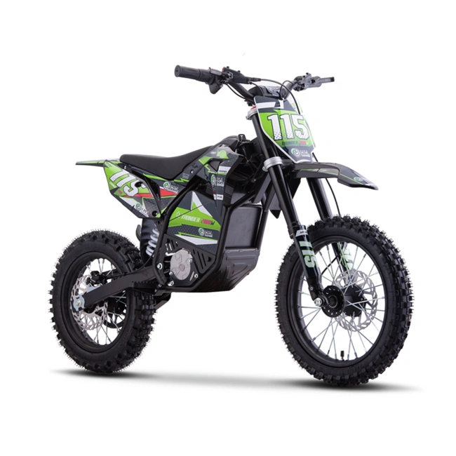 Mini cross elektryczny  IME 5Eo 2000W - koła 14/12 - zielony