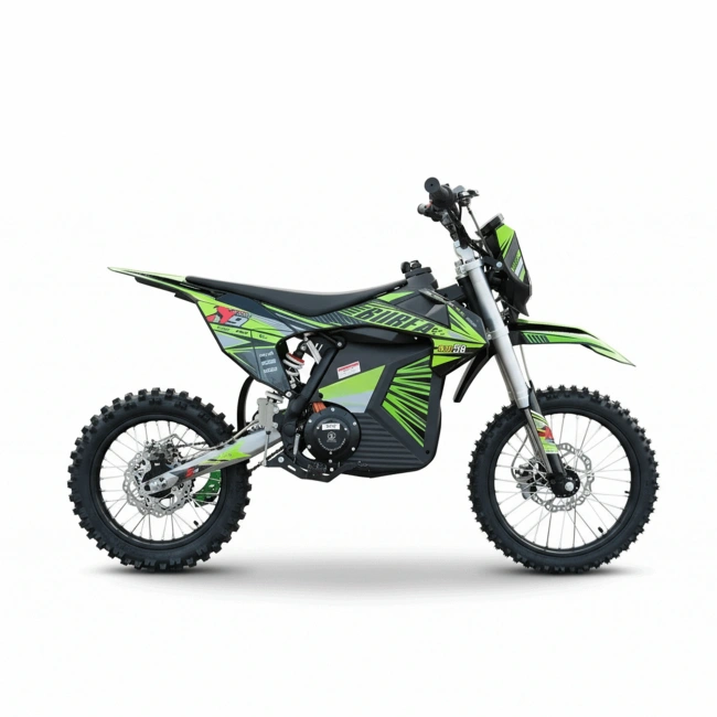 Cross elektryczny HP Teen PRO 3000W - koła 17/14 - zielony