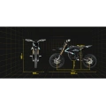 Mini cross Surron Hyper Bee 5000W - różowy