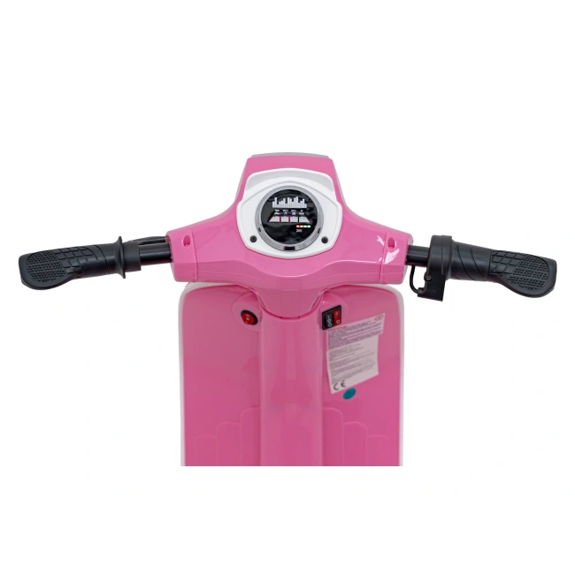 Mini skuter elektryczny Retro 23 - 350W - różowy - dla dzieci