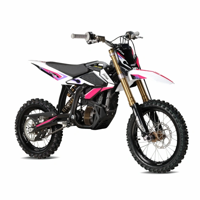 Surron Hyper Bee 5000W - mini cross elektryczny - koła 14/12 - prędkość 55km -różowy