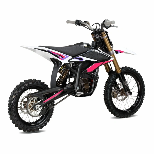 Surron Hyper Bee 5000W - mini cross elektryczny - koła 14/12 - prędkość 55km -różowy